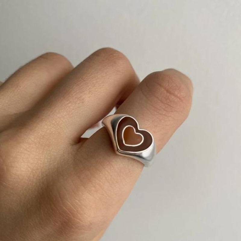 Creative Love Heart Ring